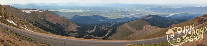 Pikes Peak Hill Climb Panorama