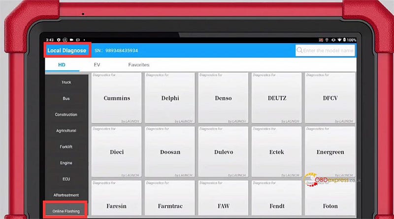 LAUCNH X431 V+ SmartLink HD Purchase and Activate ECU Flash Software Guide