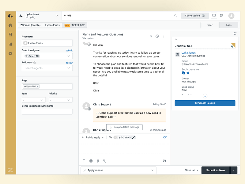 Zendesk Sell conversations — Cloud-Based CRM App With Robust Integrations