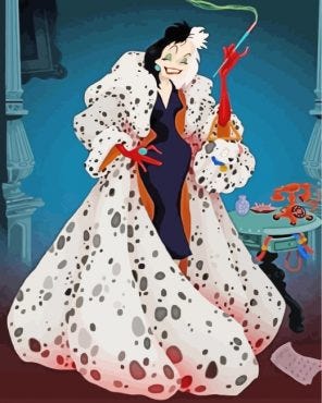 Disney Villains in the World of Paint-by-Numbers