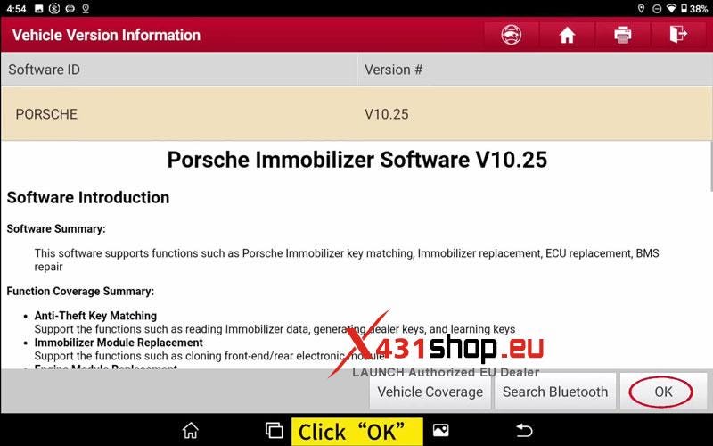 Launch X431 IMMO Plusを使用してポルシェ カイエンのBMS故障を修復する