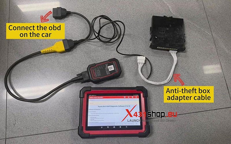 LAUNCH X431 IMMO PLUS Add Keys for 2023 Toyota Venza