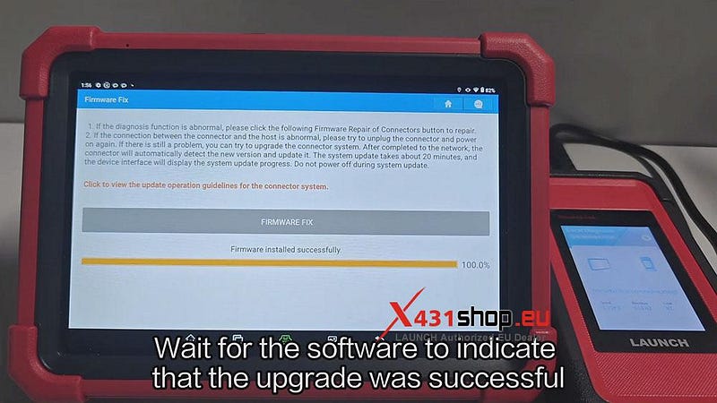 LAUNCH SmartLinkファームウェアの修復方法