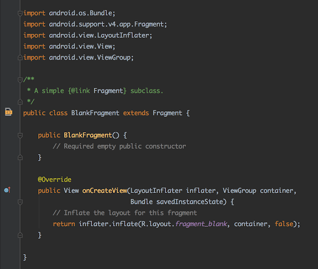 android studio fragment callback