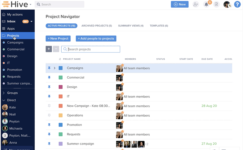 Hive | Best project management tool for small teams