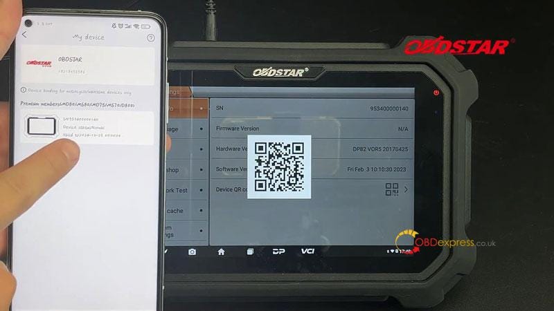 OBDSTAR APP のダウンロードとバインド手順ガイド