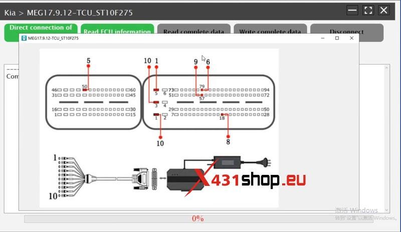 LAUNCH-X431 ECU and TCU Programmer Clone BOSCH MEG17.9.12