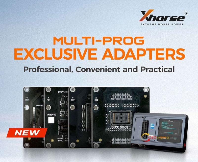Xhorse マルチプログラム SOP44 TSOP48 EEPROM およびフラッシュ アダプター