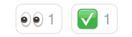 emojis indicating progress