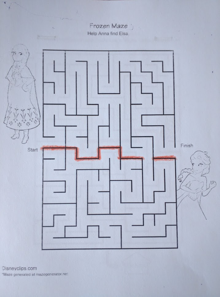 problem solving maze game