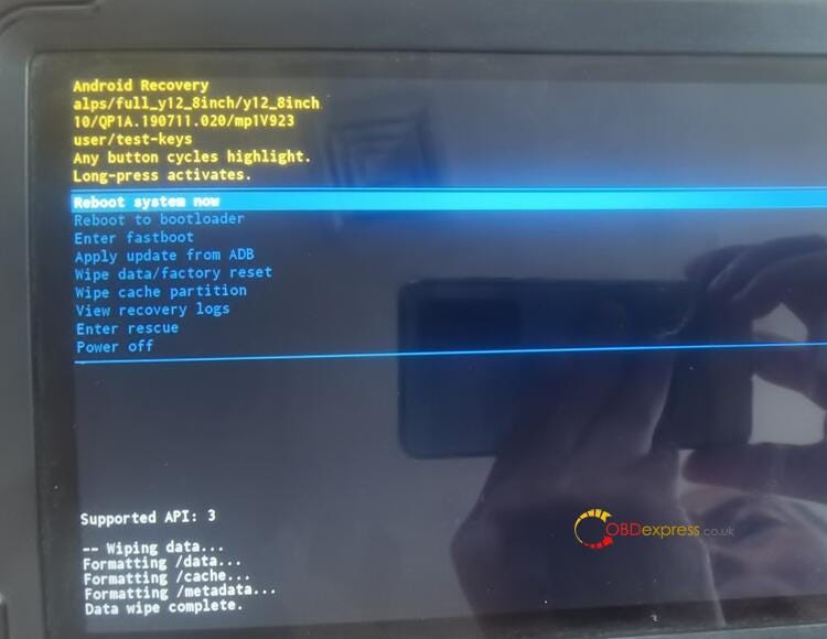 How to Reset LAUNCH-X431 IMMO Plus to Factory Settings