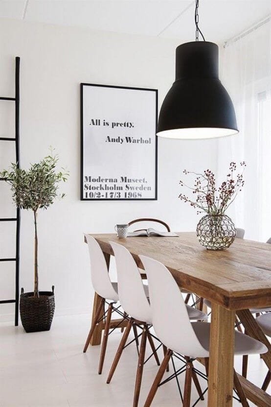 Modern Scandinavian dining room