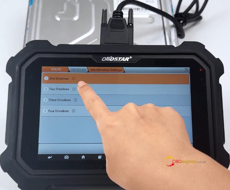 How to Program Volvo Penta ECU Hours by OBDSTAR DC706