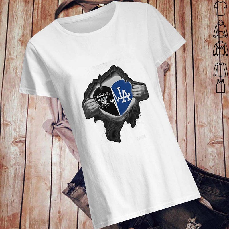 raiders dodgers shirt