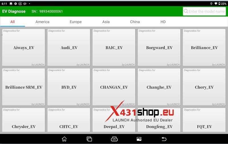 LAUNCH X431 PRO3S+ EV_Advanced Battery EV Tool