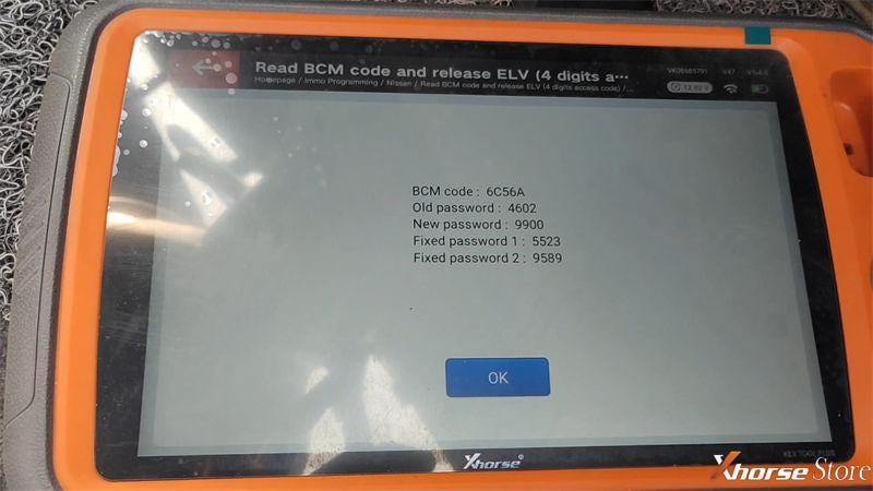 Nissan Datsun add key use Xhorse VVDI Key Tool Plus