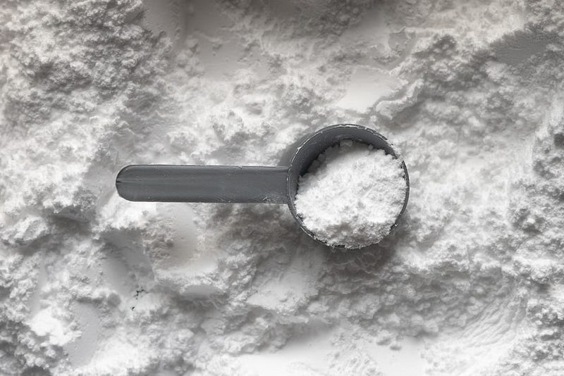Powdered creatine is a great workout supplement