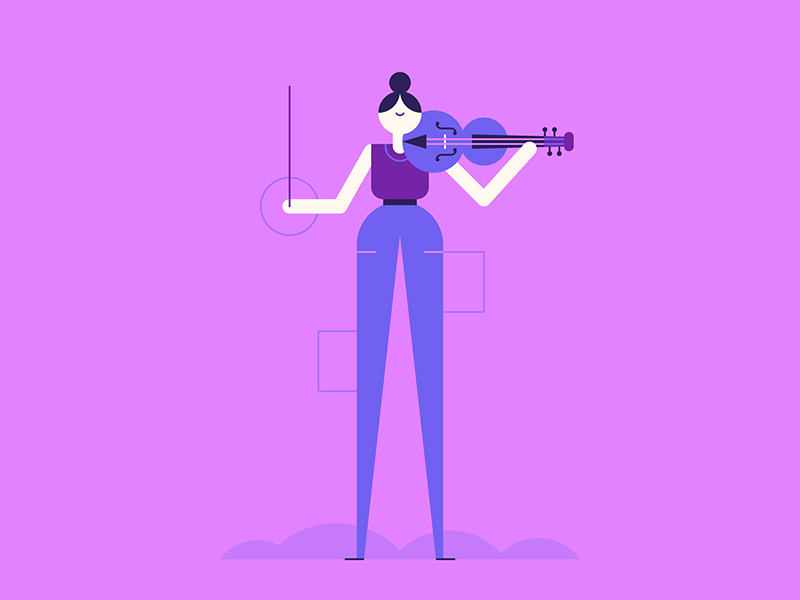 Concerto illustration by Paul O'Connor in design inspiration