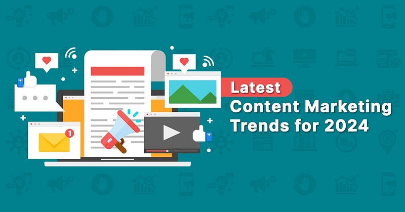 Discover the latest trends in content marketing for 2024, including AI personalization, video dominance, interactive content, and more to enhance your strategy.