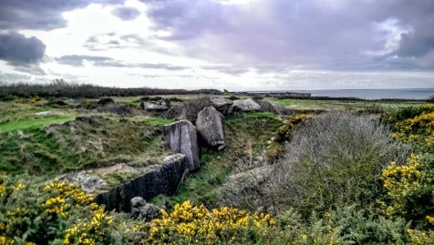 Pointe du Hoc ruins