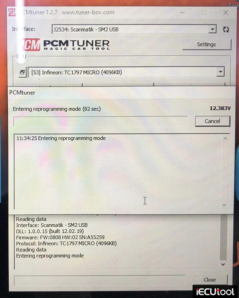 PCMTuner Read and Write PSA SID807EVO via Module 53