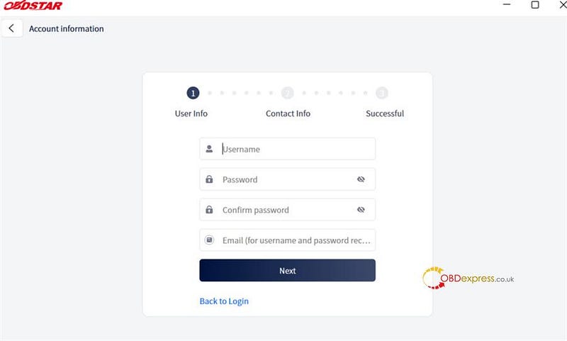 Register_Update and Change Password for OBDSTAR ECU Master
