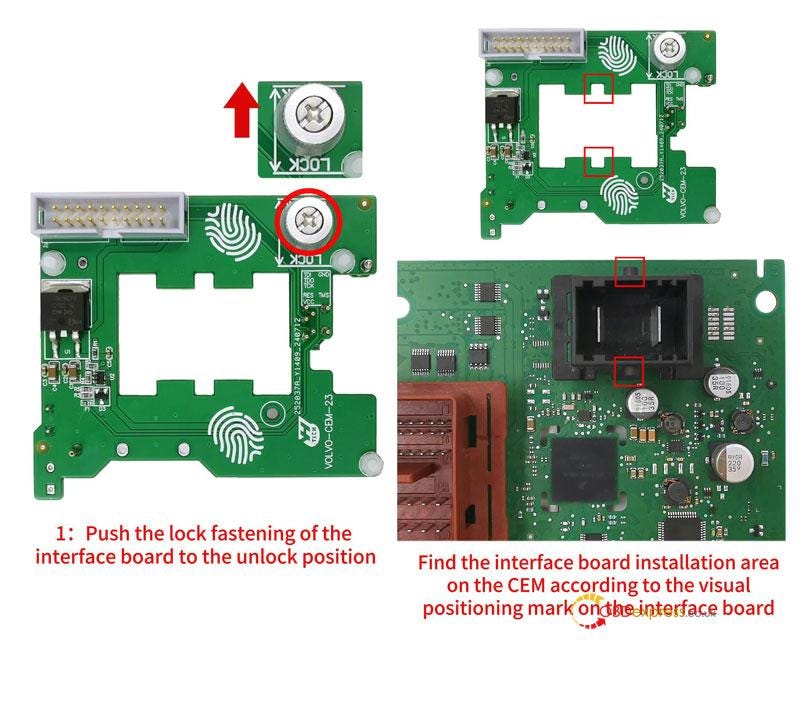 How to Install Yanhua Volvo 2023–2024 CEM Interface Board