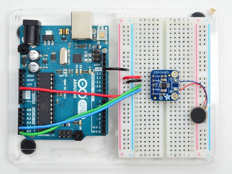 The DRV2605 Breakout Board from Adafruit Industries.