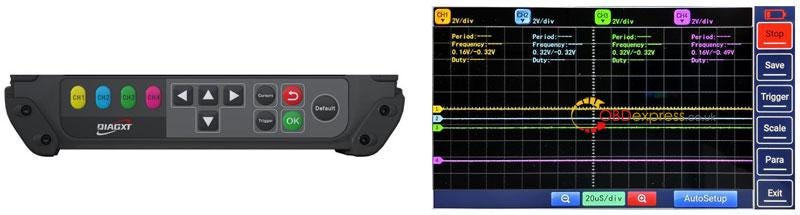 DIAGXT T80 ユーザーマニュアル_波形解析とセンサーテスト