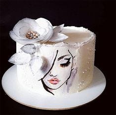 A thematic Christmas Cake for wives