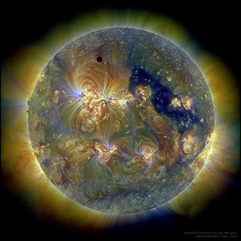 Venere davanti al Sole