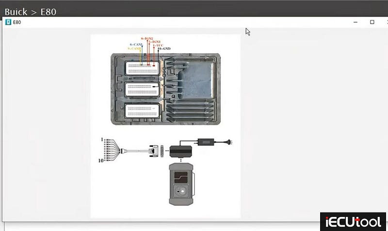 Launch X431 ECU Programmer Clone GM Delco E80 ECM