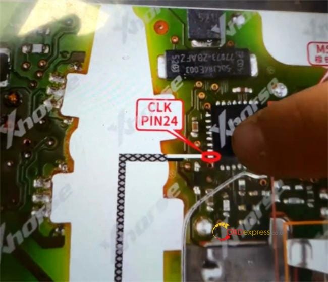 VVDIキーツールプラスVW MQB49 5C CLKラインが接続されていないソリューション