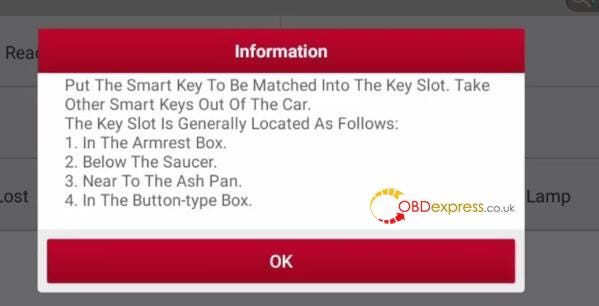 X431 IMMO Plus و برنامه نویس کلید را راه اندازی کنید و کلید هوشمند Buick را اضافه کنید