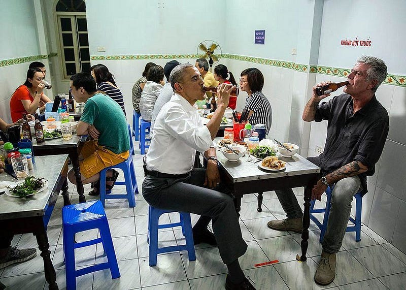 bun cha hanoi Obama