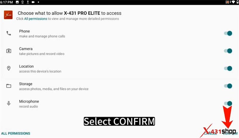 X431 Pro Elite の起動ユーザー マニュアル - ソフトウェアのアップグレードと工場出荷時設定へのリセット