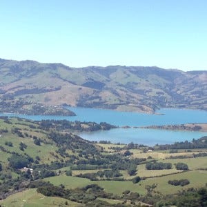 Akaroa a French influenced village area with many bays