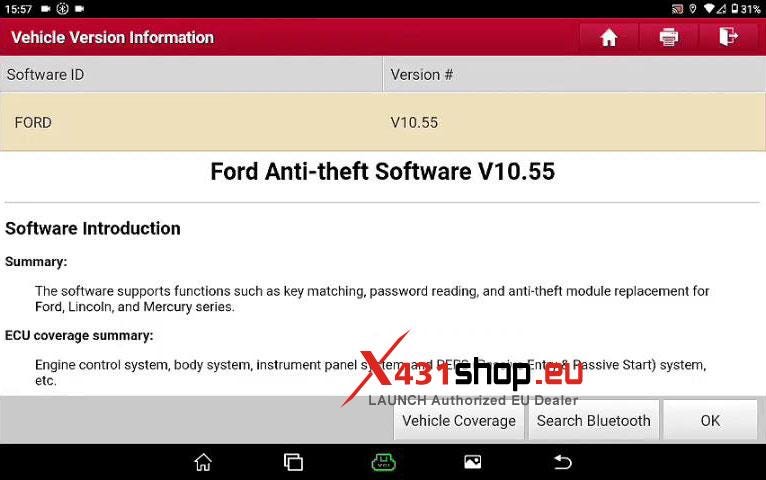 LAUNCH X431 IMMO PLUS Program 2020 Ford Bronco ID49 Key