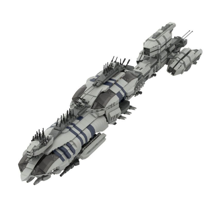 MOCBRICKLAND MOC-89671 Recusant-class Light Destroyer