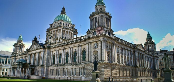 Belfast city hall is a gorgeous building!