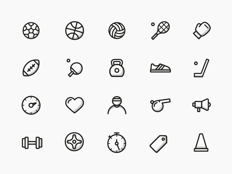 Sports icon pack by Jonas Devacht