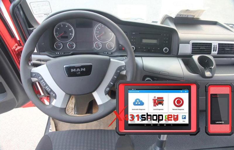 LAUNCH-X431 PAD5 HD3 MAN Clutch Relearn Gearbox Match
