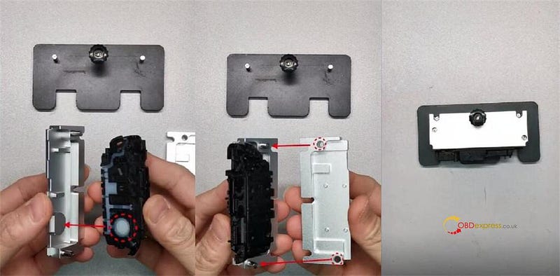 How to Disassemble BMW BCP Key by Yanhua BTOOL