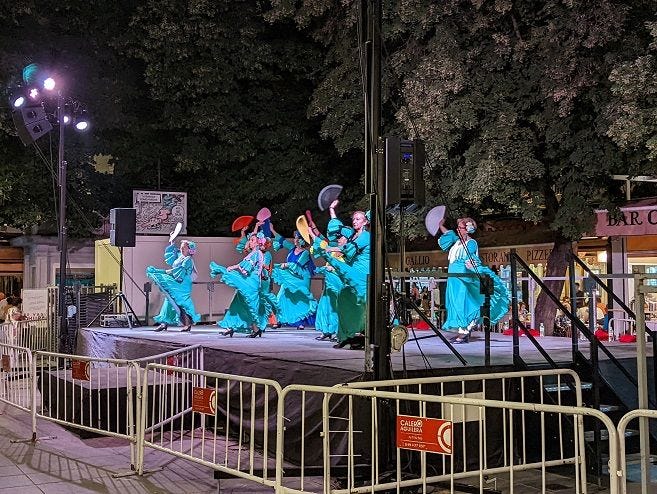 Flamengo show in city centre