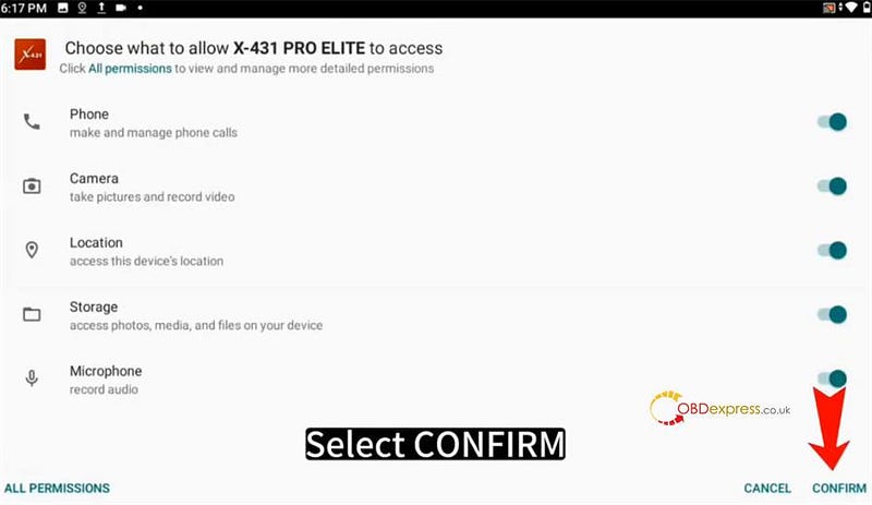 リセット X431 Pro Elite を起動し、診断ソフトウェアをダウンロードします