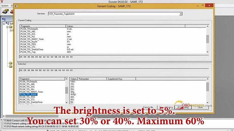 Benz W212 W213 headlight coding(Autel MS908pro)