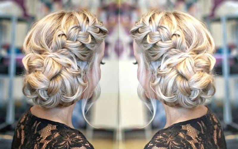 Side Braid Updo