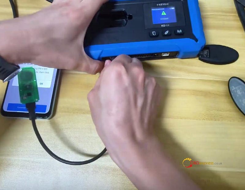 How to Synchronize NCF29AX Smart Key by KEYDIY KD-X4