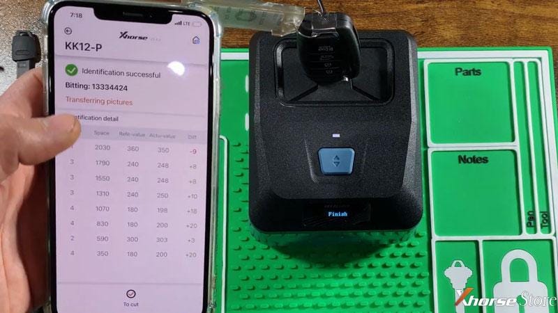 Xhorse Key Reader identify keys test