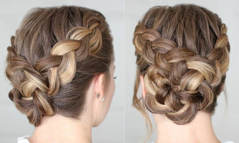 Dutch Braid Bun